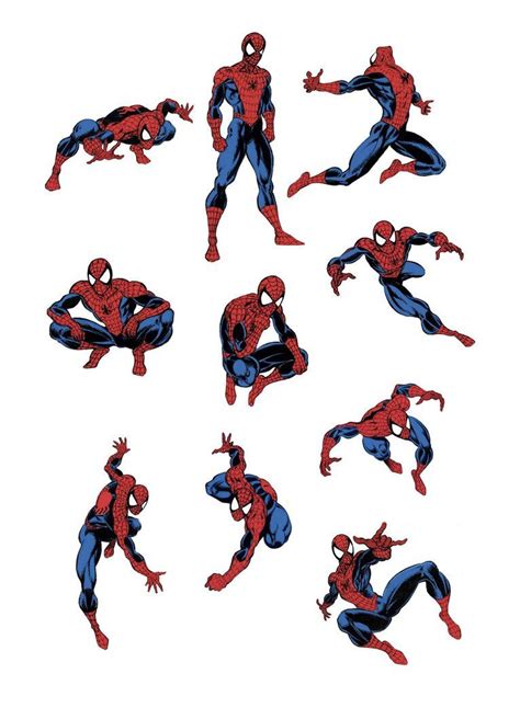 20 Spider Man Comic Poses