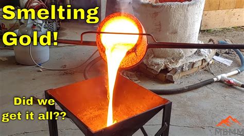 Smelting And Refining Gold From Tailings Youtube