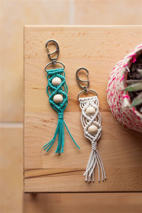 Diy Beaded Macrame Keychains Fiskars Unboxing — Curly Made