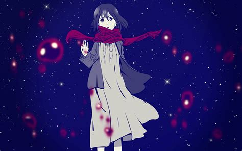 Red Scarf Girl Anime Shingeki No Kyojin Wallpapers And Images