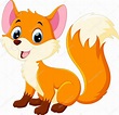 Cute baby fox cartoon Stock Vector Image by ©irwanjos2 #127386170