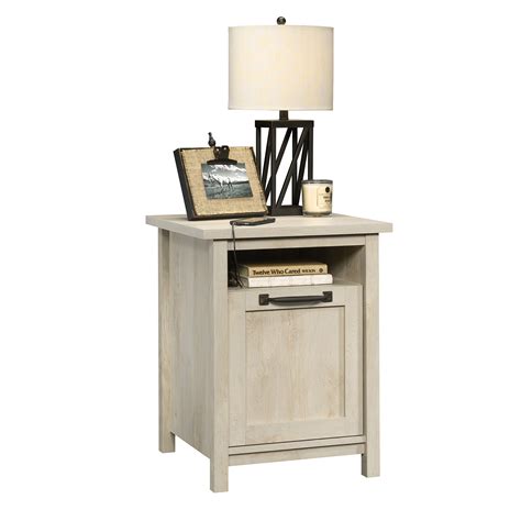 Better Homes And Gardens Modern Farmhouse Usb Nightstand Rustic White