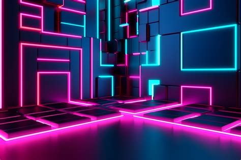 Purple Glow Of Neon Lights Background Graphic By Ranya Art Studio