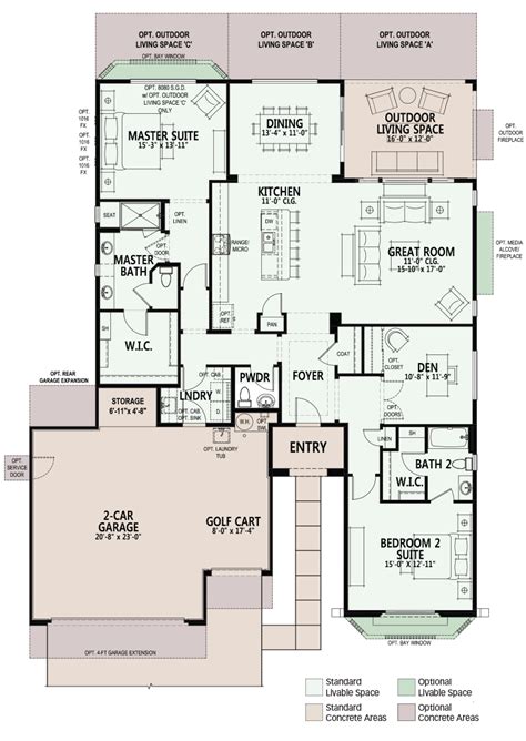 Retirement Floor Plans Floorplansclick