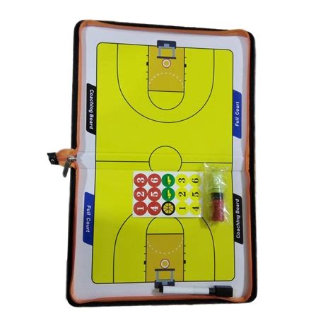 Basketball Coaching Board Magnetic Coach Book Set With Pen With Cover