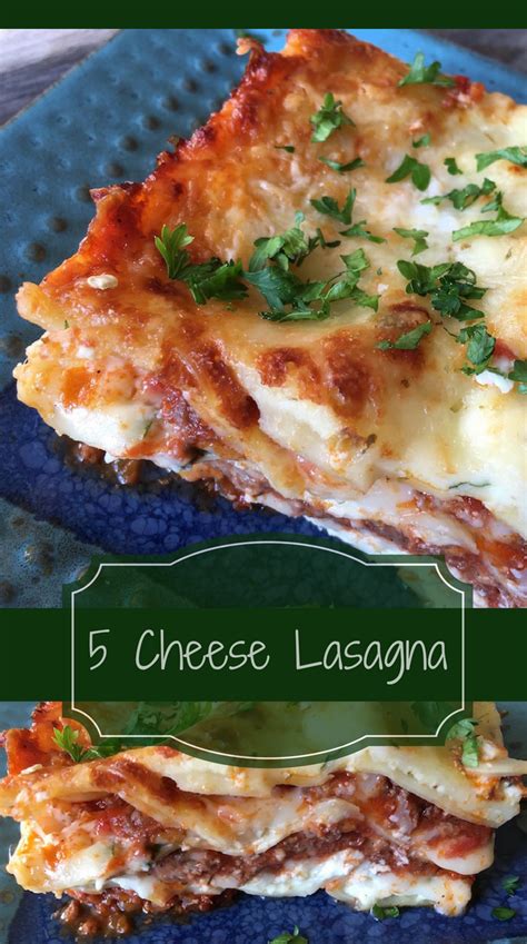 Easy 5 Cheese Lasagna Recipe Just Short Of Crazy