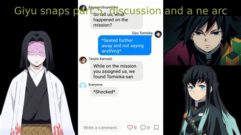 Demon Slayer Texting Stories Giyishino Giyu Snaps Part 5 The