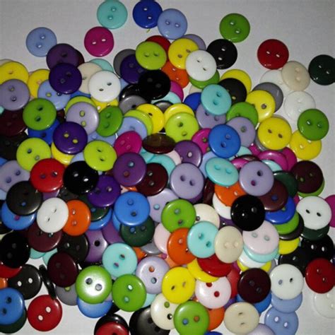 Buy Wholesale 1000pcs Mixed Color 2 Holes Round Resin