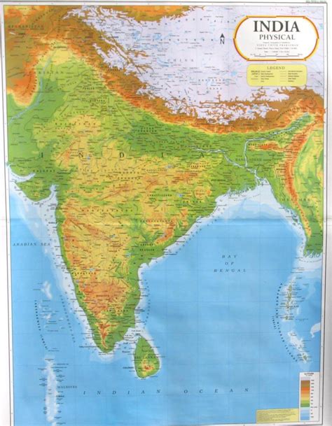 Mapa Indie Fyzické Mapa Fyzické Indie Jižní Asie Asie
