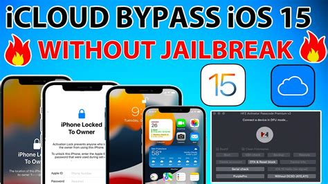 NEW Untethered ICloud Bypass IOS 15 Locked To Owner IPhone IPad ICloud