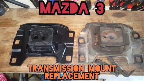 How To Replace The Transmission Drivers Side Mount On A Mazda Youtube
