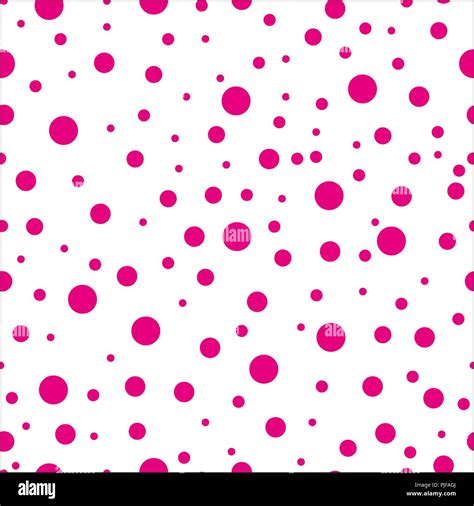 Pink Polka Dot Background Stock Vector Images Alamy