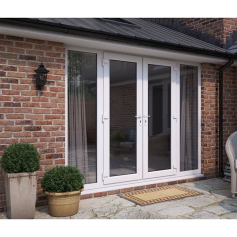 Upvc French Door With 2 Wide Side Panels 2390mm X2090mm French