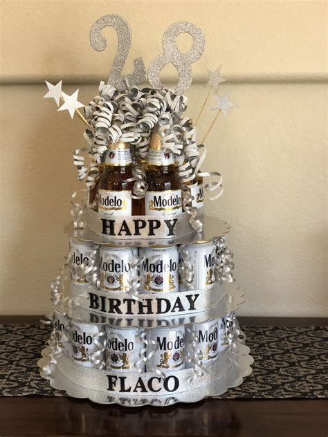 Beer Birthday Cake For 21st Birthday Party
