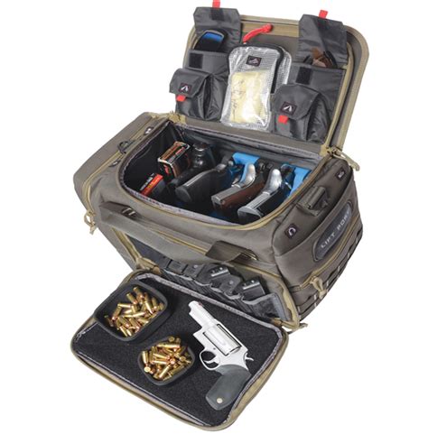 Gps Ml Range Bag Wfoam Cradle 4 Handguns And 2 Ammo Dump Cups