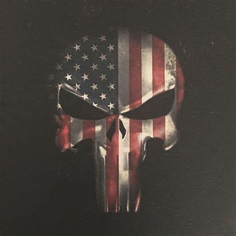 Full American Flag Punisher Kydex