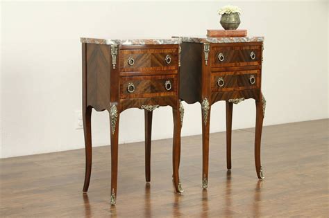 Shop online or find a nearby store at mybobs.com! Pair of French Antique Rosewood End Tables or Nightstands ...