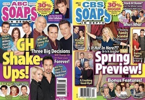 Soaps In Depth Print Magazine To Fold Will Continue As Online Website