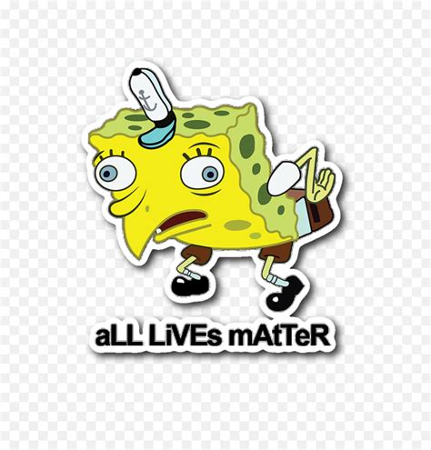 Spongebob Meme Sticker Stickers Snapchat Spongebob Mocking Meme
