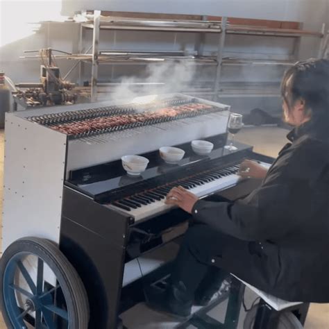 Finally A Piano Bbq Grill That You Can Drive Around The Workshop