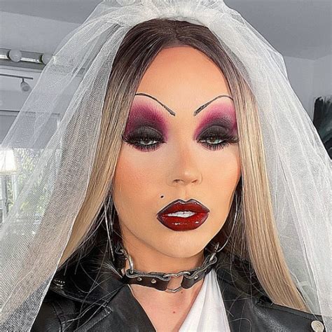 40 spooky halloween makeup ideas chucky s bride