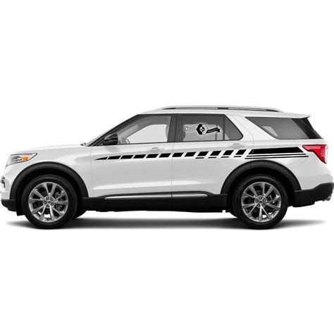 2021 Ford Explorer 2x Doors Stripes Body Decals Side Stickers Logo