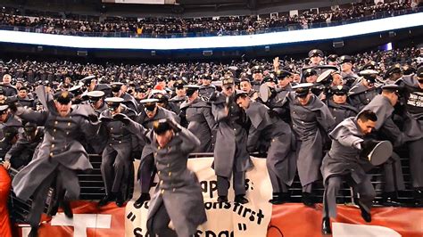 West Point Cadets Charging The Field Youtube