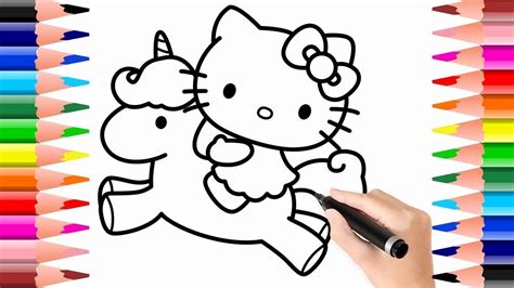 Some of the coloring pages shown here are pusheen the cat mermaid unicorn click on the coloring page to open in a new window and print. Unicorn Kitty Coloring Pages Unique How to Draw and Colour ...