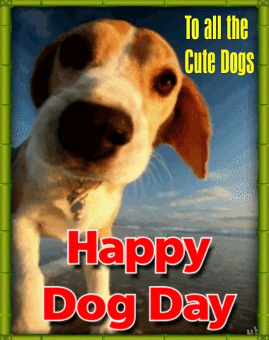 When is national pet day shown on a calendar. A Cute Dog Day Card. Free Dog Day eCards, Greeting Cards ...