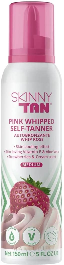 Skinny Tan Whip Mousse Self Tanning Mousse Pink Makeup Uk