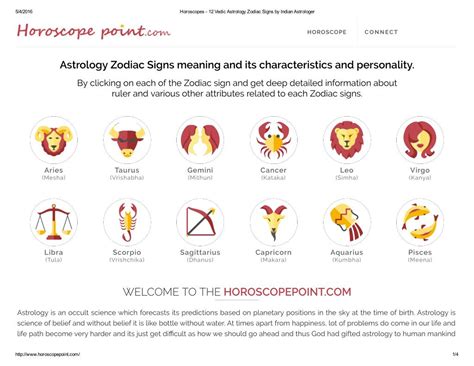 Ppt 12 Astrology Zodiac Signs Informationpdf