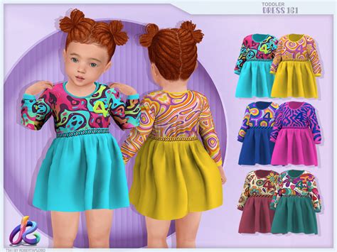 The Sims Resource Toddler Girl Dress 161