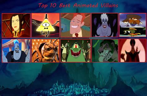 the 10 best cartoon villains part two the evil villains animation vrogue