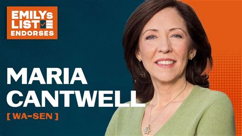 Emilys List Endorses Maria Cantwell For Reelection To The United States