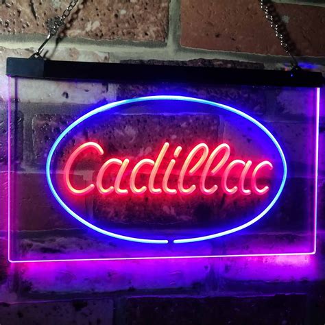 Cadillac Led Neon Sign Neon Sign Led Sign Shop Whats Your Sign