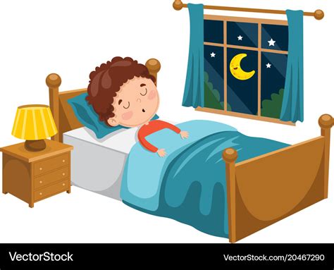 Sleeping Kid Cartoon