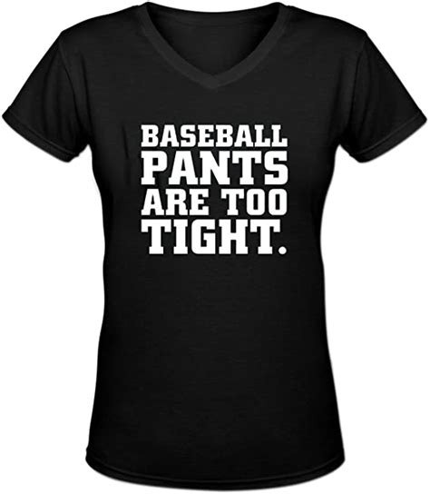 Guangboa Baseball Pants Are Too Tight Womens Short Sleeve