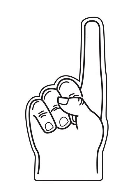 Printable Hand Template Clipart Best