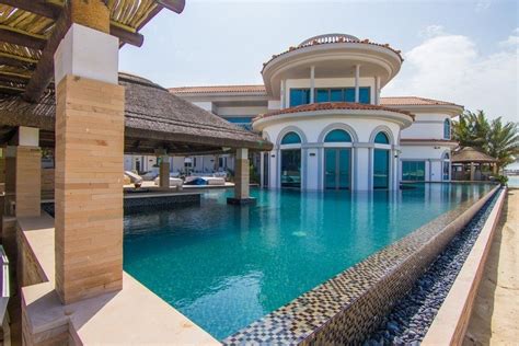 Dh59m Dubai Villa Has Palm Jumeirahs Biggest Private Swimming Pool