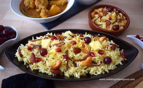 Restaurant Style Kashmiri Pulao Rice Pilaf Recipe Easy Rumkis