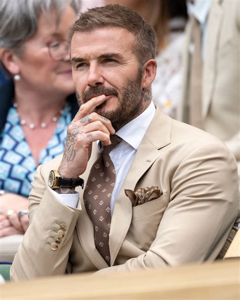 Wimbledon Hello David Beckham 👋 Wimbledon