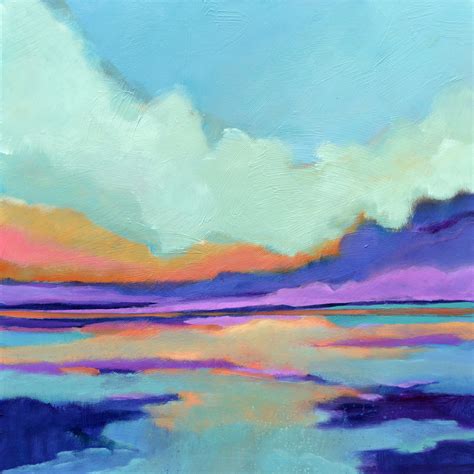 Sunrise Reflection by Filomena Booth (Acrylic Painting) | Artful Home