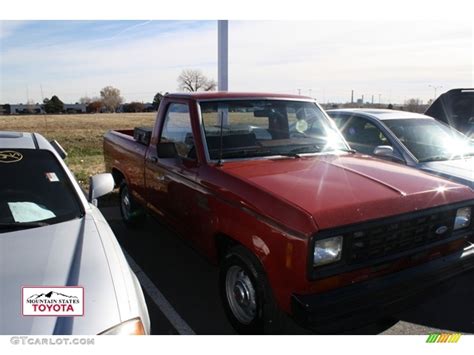 1988 Medium Scarlet Red Ford Ranger Regular Cab 56704655 Photo 4