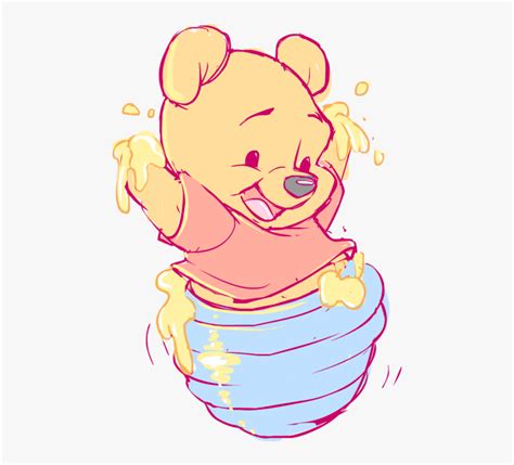 Cute Baby Winnie The Pooh Hd Png Download Kindpng