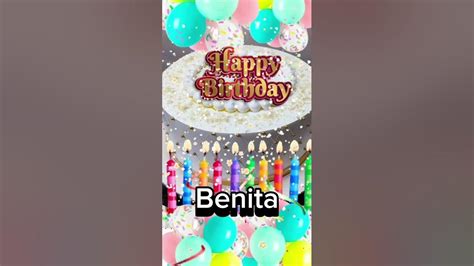 Happy Birthday To You Benita 🎉🥳🫵🏼🎂🎂 Happybirthday ‎ ‎happybirthday