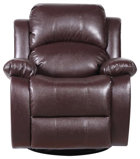 Browse our great selection of accent chairs, chaise lounge chairs and more! Bonded Leather Rocker and Swivel Recliner Living Room ...