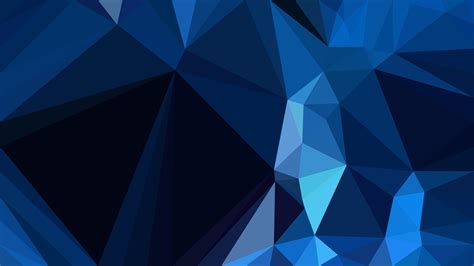 Free Abstract Black And Blue Polygon Triangle Background Vector Image