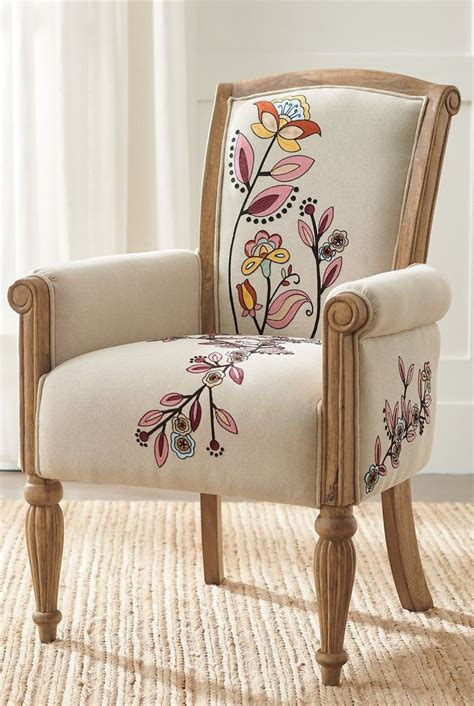 Celeste Embroidered Armchair Grandin Road Arm Chairs Living Room
