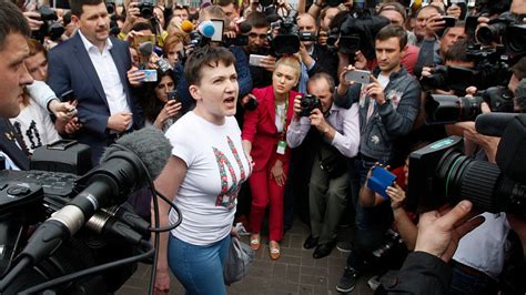 nadiya savchenko defiant female ukrainian pilot freed from russia in prisoner swap the two
