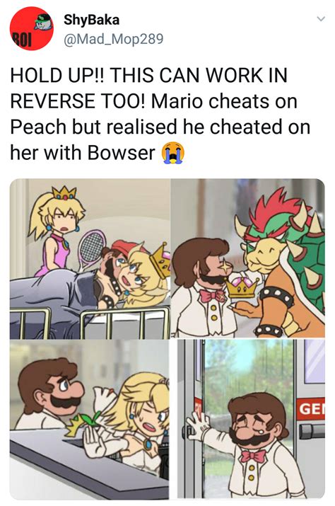 Bowser Reacts To Bowsette Meme By Scurvypiratehog On